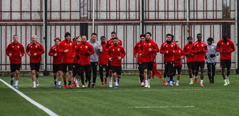 Samsunspor, Shkendija maçının hazırlıklarına başladı