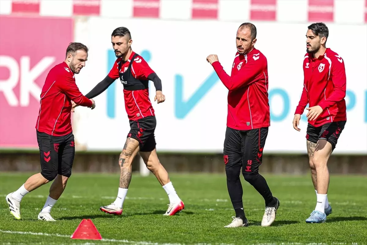 Samsunspor, Shkendija maçının hazırlıklarını tamamladı