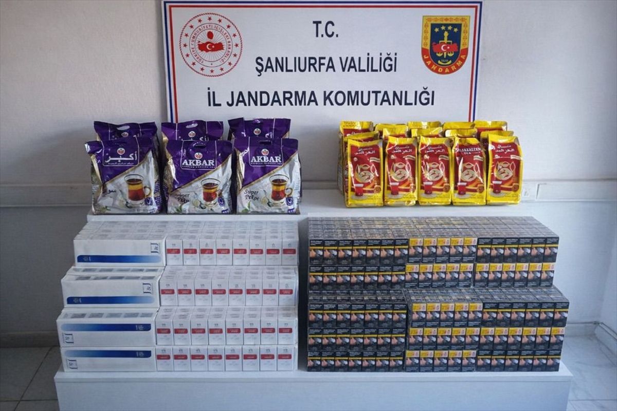 Şanlıurfa'da kaçakçılık operasyonunda 29 şüpheli hakkında adli işlem yapıldı