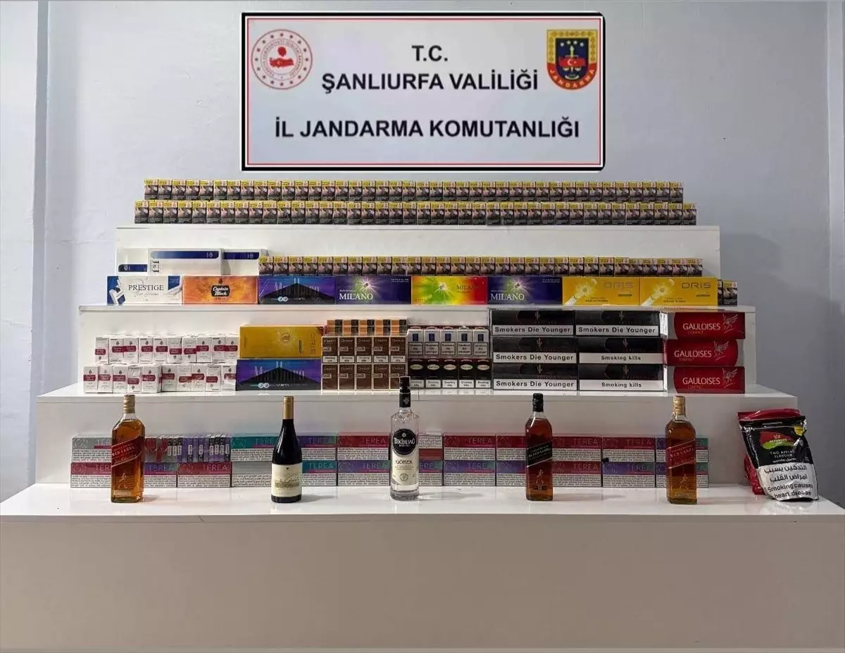 Şanlıurfa'da kaçakçılık operasyonunda 70 şüpheli hakkında adli işlem yapıldı