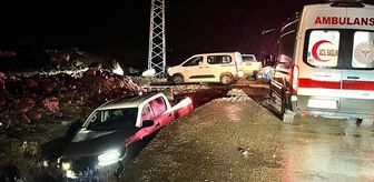 Şanlıurfa'da şarampole devrilen kamyonetteki 3 kişi yaralandı