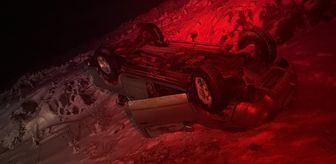 Şanlıurfa'da şarampole devrilen otomobildeki 2 kişi yaralandı