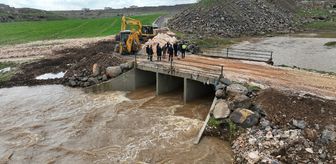 Şanlıurfa'da selden zarar gören menfezler onarıldı