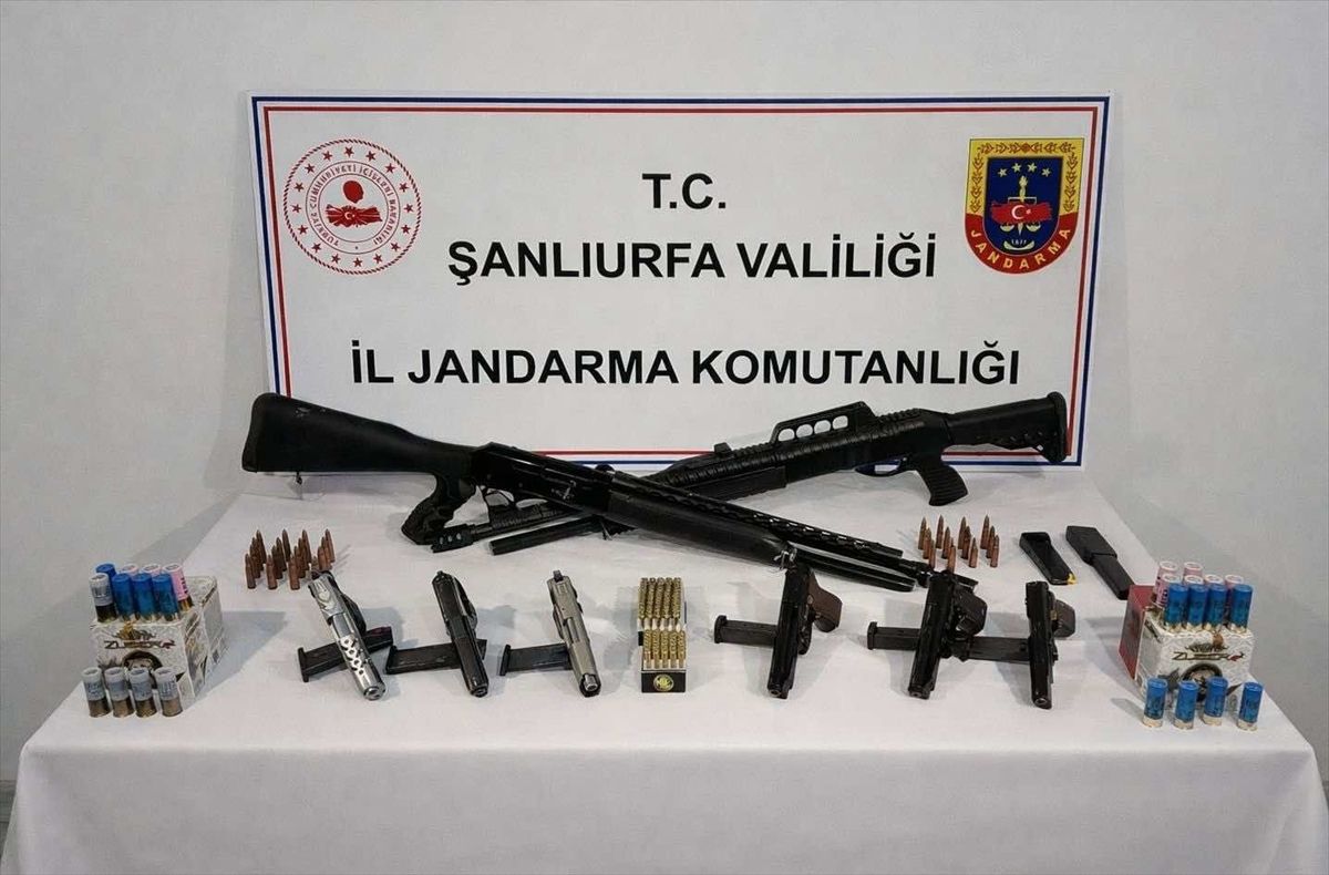 Şanlıurfa'da silah kaçakçılığı operasyonunda 7 şüpheli yakalandı