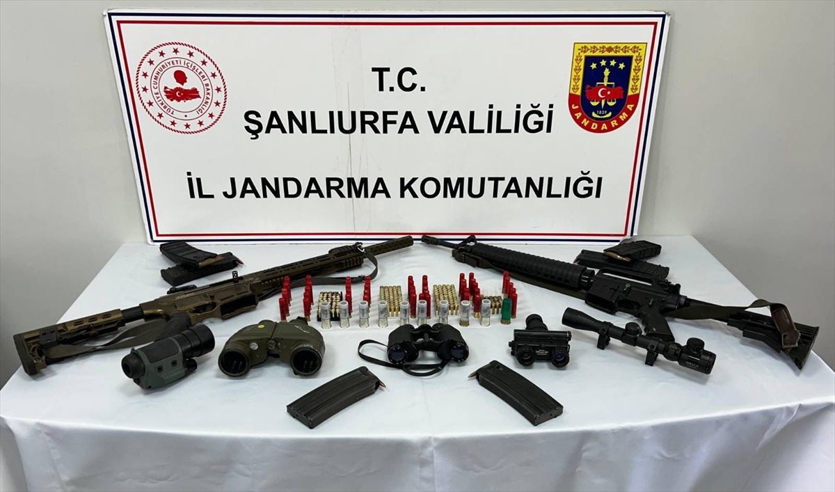 Şanlıurfa'da silah kaçakçılığı operasyonunda 3 şüpheli yakalandı
