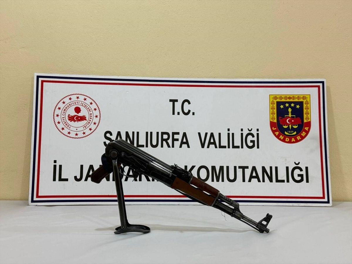 Şanlıurfa'da silah kaçakçılığı operasyonunda 1 şüpheli yakalandı
