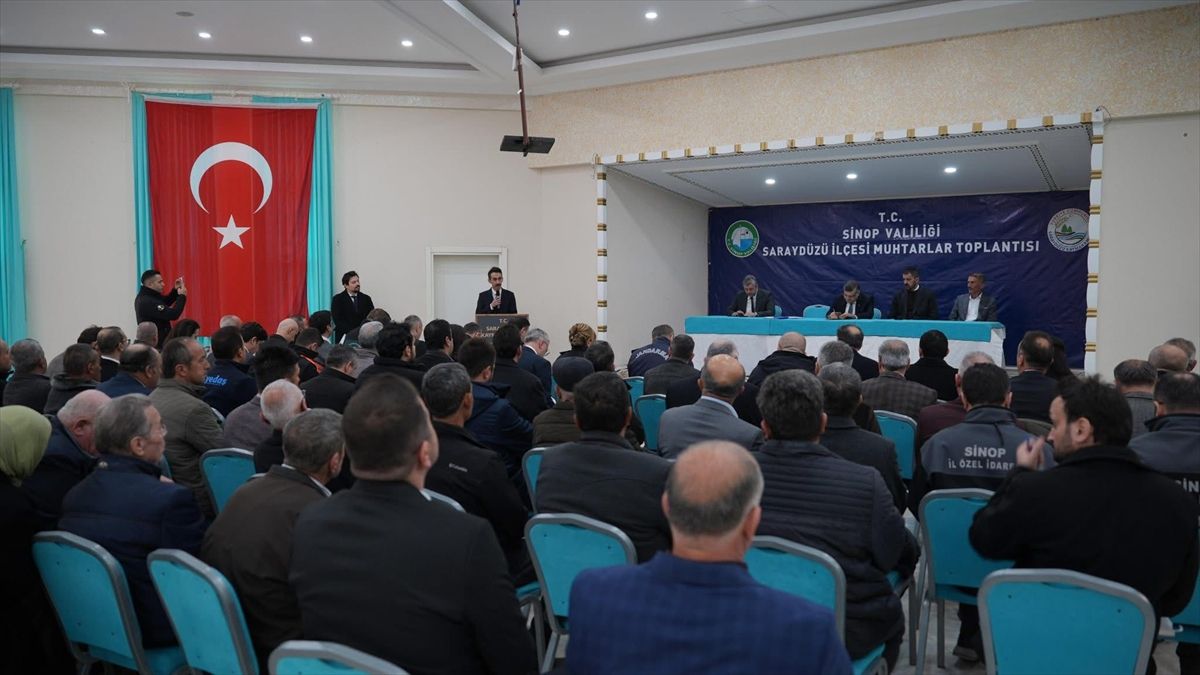 Saraydüzü'nde Muhtarlar Toplantısı gerçekleştirildi