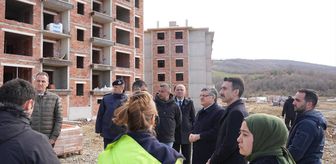 Saraydüzü'nde TOKİ konutlarının yapımı devam ediyor