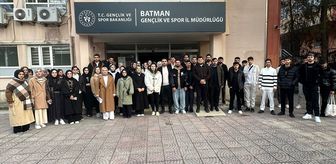 Sason'dan gençler 'Gençler Bakanlığında' programı kapsamında Ankara'ya gitti