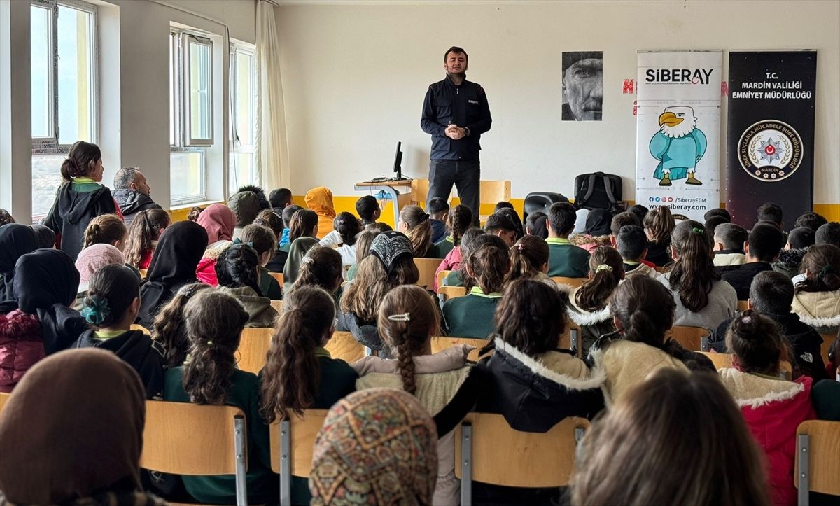 Savur'da öğrencilere 'siber farkındalık' eğitimi