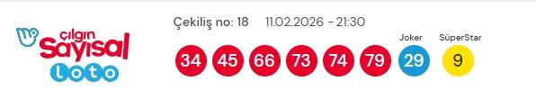Sayısal Loto çekiliş sonuçları açıklandı 11 Şubat 2026 Çarşamba! Sayısal Loto sonuçları kazanan numaralar!