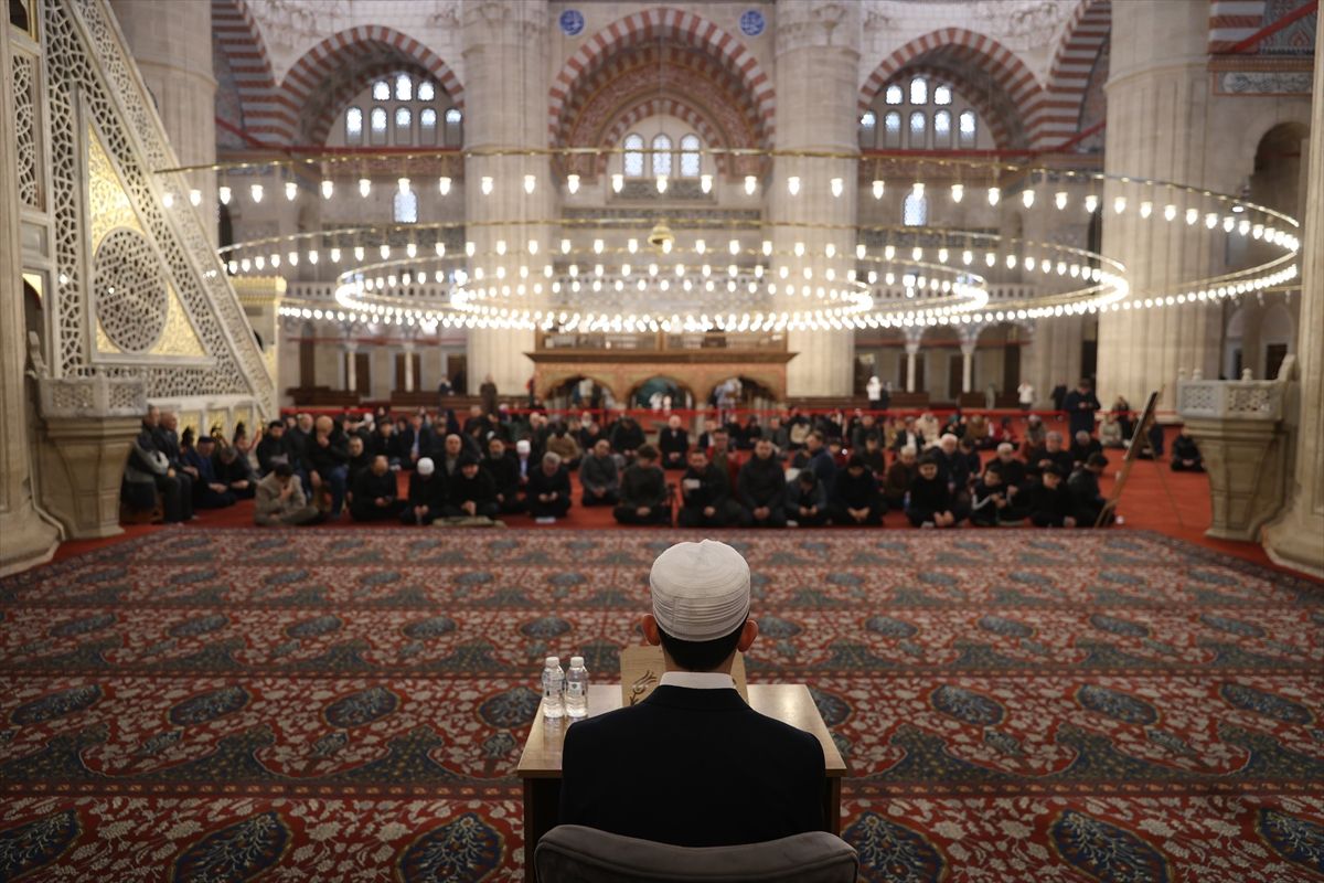Selimiye Camisi genç hafızların yarışmasına ev sahipliği yaptı