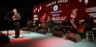 Selimiye Meydanı'nda kurulan 'Ramazan Sokağı'nda Kadir Gecesi özel programı düzenlendi