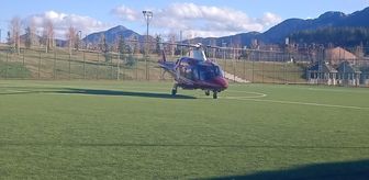Seydişehir'de hava ambulansı kalp krizi geçiren hasta için havalandı