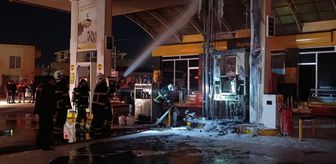 Siirt'te akaryakıt istasyonunda çıkan yangın söndürüldü