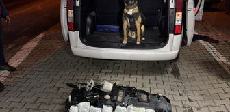 Siirt'te aracın yakıt deposuna gizlenmiş 9 kilo 700 gram esrar ele geçirildi