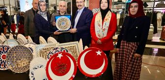 Siirt'te kadınların yaptığı el işi ürünler sergilendi