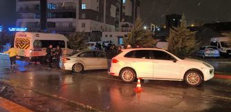 Siirt'te kar nedeniyle 7 aracın karıştığı zincirleme trafik kazasında 1 kişi yaralandı
