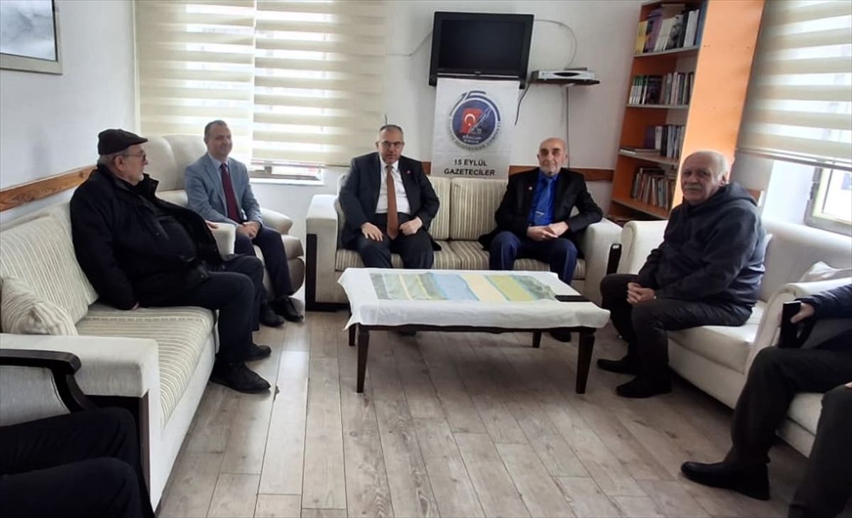 Sinop 15 Eylül Gazeteciler Cemiyeti'ne Milletvekili Çalışkan'dan ziyaret