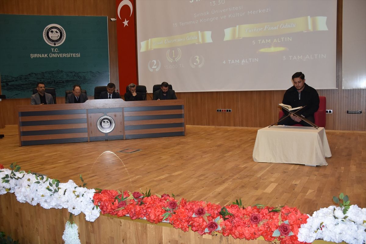 Şırnak'ta 'Hafızlık ve Kur'an-ı Kerim'i Güzel Okuma Yarışması' düzenlendi