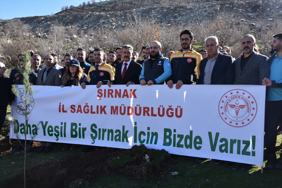 Şırnak'ta "İl Sağlık Müdürlüğü Hatıra Ormanı" oluşturuldu
