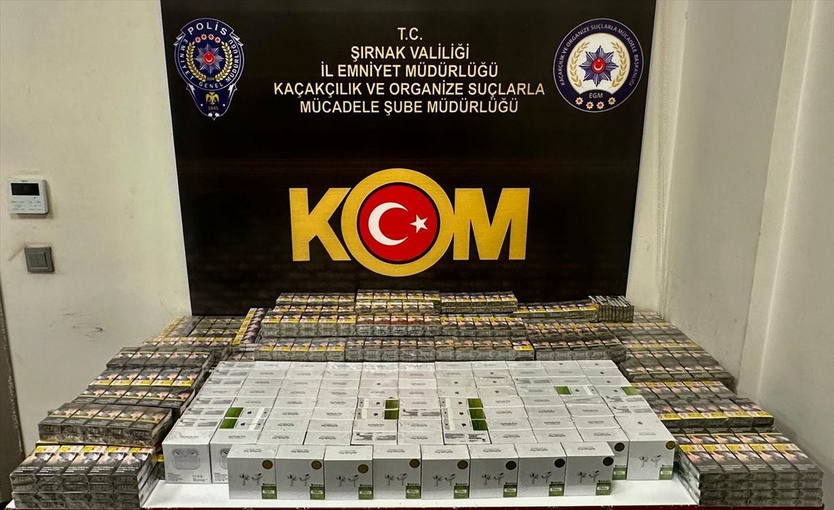 Şırnak'ta kaçakçılık operasyonlarında 10 zanlı tutuklandı