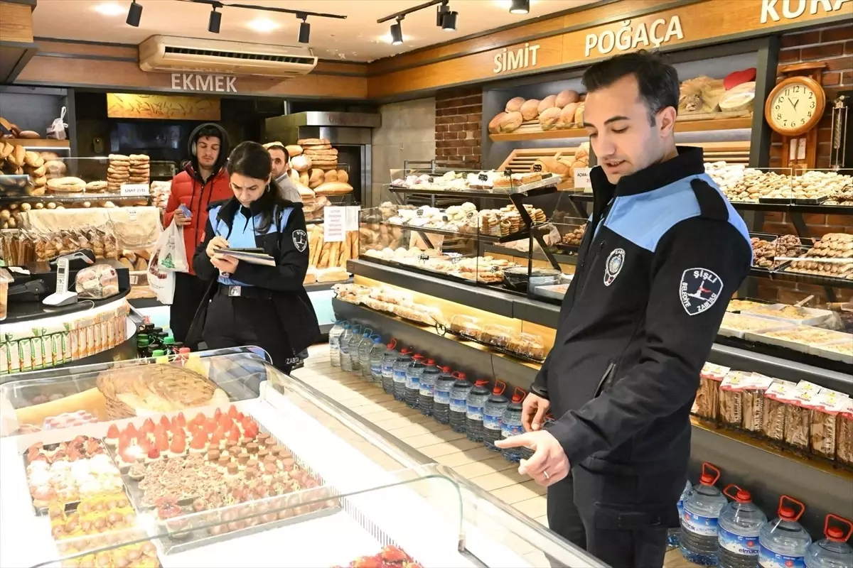 Şişli'de ramazan ayı öncesi fırın ve pastanelerde denetim yapıldı