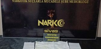 Sivas'ta uyuşturucu operasyonunda gözaltına alınan 2 zanlıdan 1'i tutuklandı