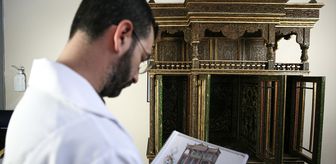 Sultan 2. Abdülhamid'in şehit yakınları ve gaziler yararına bağışladığı ahşap dolap restore edildi