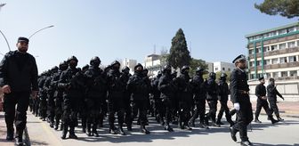 Suriye'de 2 bin yeni polis ve asker için mezuniyet töreni düzenlendi