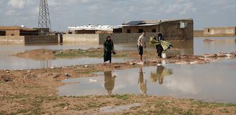 Suriye'nin Haseke ilinde sel: 400 ev zarar gördü, 500 aile tahliye edildi