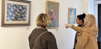 'Suya Yazılan' ebru sergisi Bağımsız Sanat Vakfı'nda açıldı