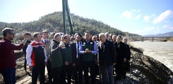 Tarım ve Orman Bakan Yardımcısı Gizligider, Dalaman Çayı'ndaki taşkın önleme çalışmalarını inceledi Açıklaması