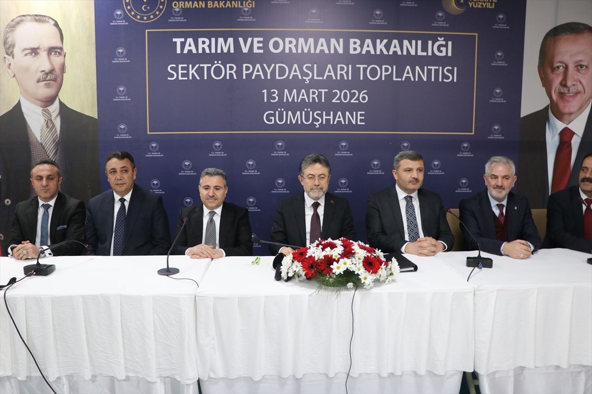 Tarım ve Orman Bakanı İbrahim Yumaklı, Gümüşhane'de konuştu Açıklaması