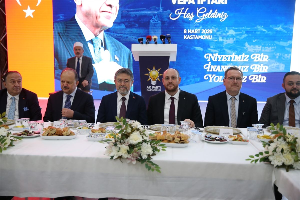 Tarım ve Orman Bakanı İbrahim Yumaklı, Kastamonu'da iftar programında konuştu Açıklaması