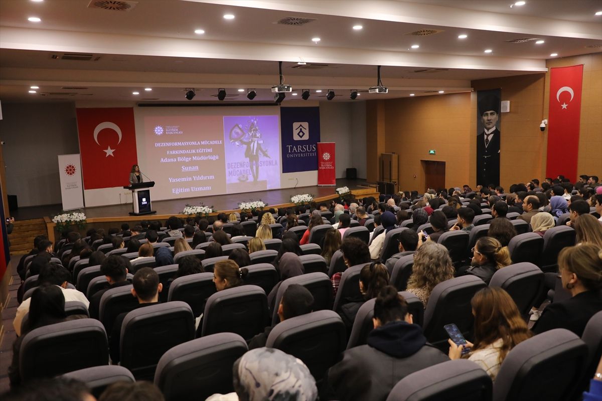 Tarsus Üniversitesi'nde 'Dezenformasyonla Mücadele Farkındalık Eğitimi' düzenlendi