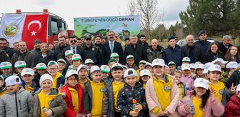 Taşköprü'de fidanlar toprakla buluştu