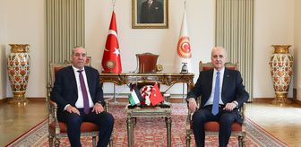 TBMM Başkanı Kurtulmuş, Filistin Devlet Başkan Yardımcısı Şeyh ve Filistin Ulusal Konseyi Başkanı Fattouh ile görüştü Açıklaması