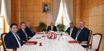 TBMM Başkanı Kurtulmuş, Milli Dayanışma, Kardeşlik ve Demokrasi Komisyonu üyeleriyle görüştü