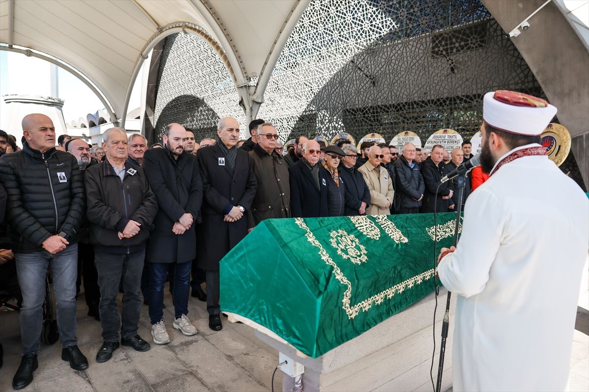 TBMM Başkanı Kurtulmuş, Prof. Dr. Metin Orhan Kutal'ın cenaze törenine katıldı