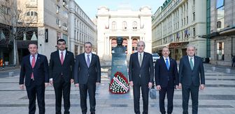 TBMM Başkanı Kurtulmuş, Romanya'daki Atatürk Anıtı'nı ziyaret etti