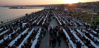 Tekirdağ'da 11 bin kişi birlikte iftar yaptı