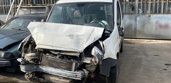 Tekirdağ'da 4 kişinin yaralandığı kaza güvenlik kamerasında