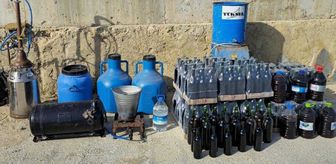 Tekirdağ'da 425 litre sahte içki ele geçirildi
