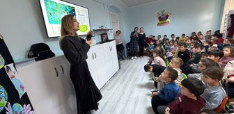 Tekirdağ'da anaokulu öğrencileri ve velilere sıfır atık eğitimi