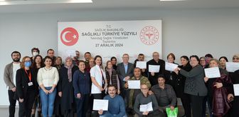 Tekirdağ'da Diyabet Okulu eğitimini tamamlayanlara sertifikaları verildi