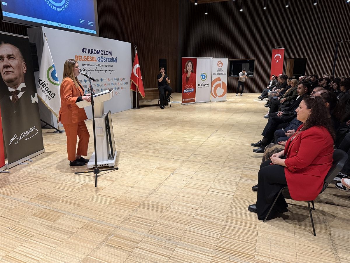 Tekirdağ'da down sendromluları konu alan '47 Kromozom' belgeseli hazırlandı