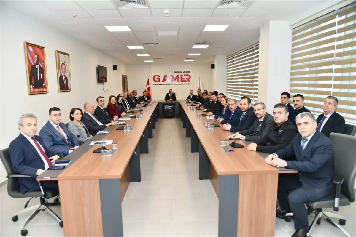 Tekirdağ'da İl Göç Kurulu Toplantısı yapıldı