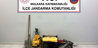 Tekirdağ'da kaçak kazı yapan 3 şüpheli suçüstü yakalandı