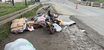 Tekirdağ'da otomobilin çarptığı elektrikli bisiklet sürücüsü hayatını kaybetti
